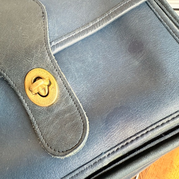 Vintage Black Coach Station Bag Made in United States crossbody READ - Picture 2 of 16